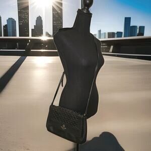 Kate Spade Perri Lane Crossbody Shoulder Bag Black 11x7